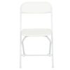 White Textured Folding Chair