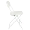 White Textured Folding Chair