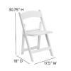 White Folding Garden Chair