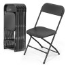 Black Textured Folding Chair - Image 5