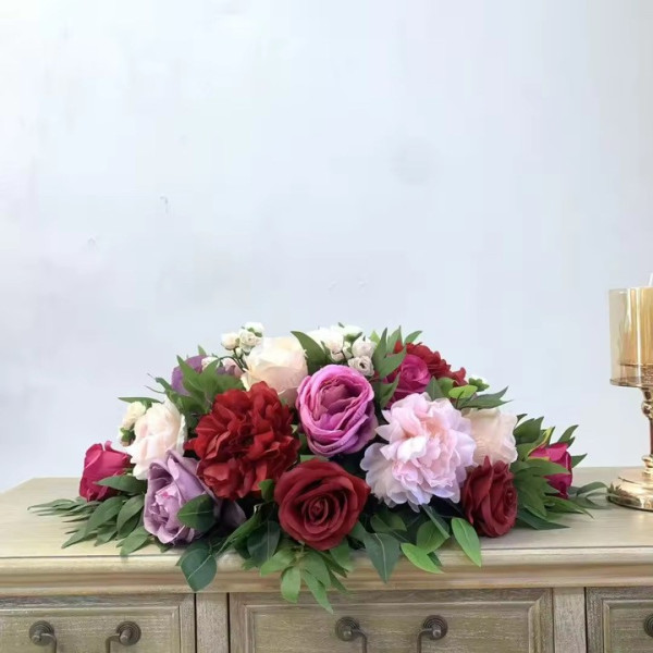 24” Rose Garden Floral Table Runner