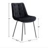 Ivory Velvet Accent Chairs (Set of 2) - Image 2