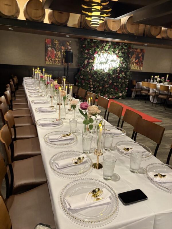 Rectangle Tables Linens