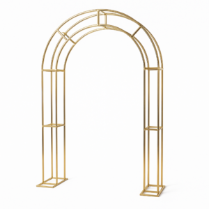 Tall Gold Metal Arch