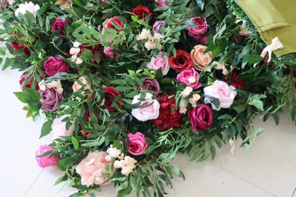 8 x 8 Rose Garden Flower Wall