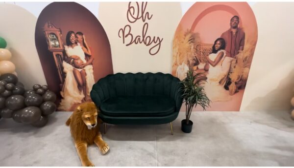 Wide Green Velvet Loveseat