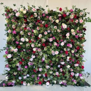 8 x 8 Rose Garden Flower Wall
