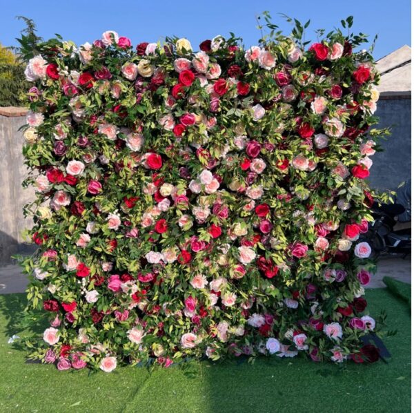 8 x 8 Rose Garden Flower Wall