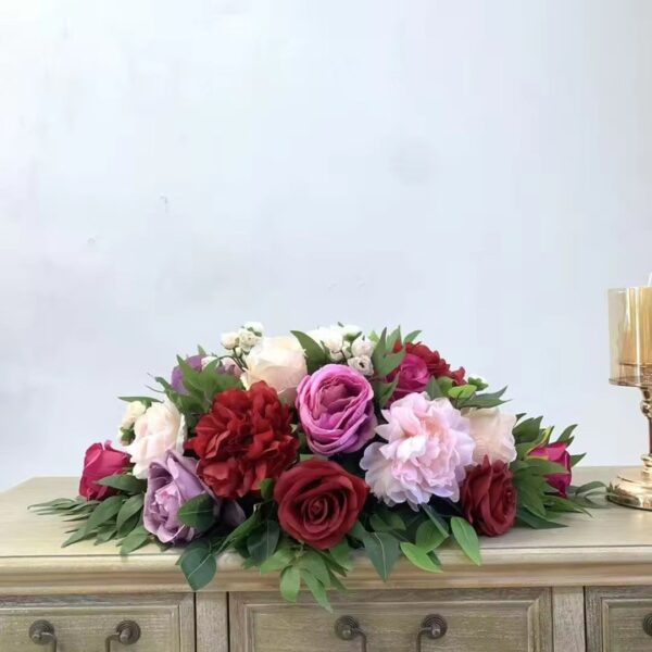 24” Rose Garden Floral Table Runner
