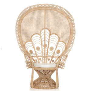Peacock Wicker "Boho" Chair