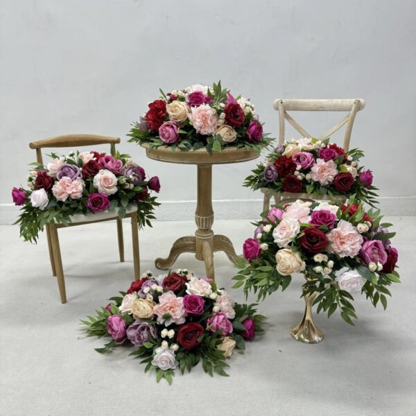 24” Rose Garden Floral Table Runner